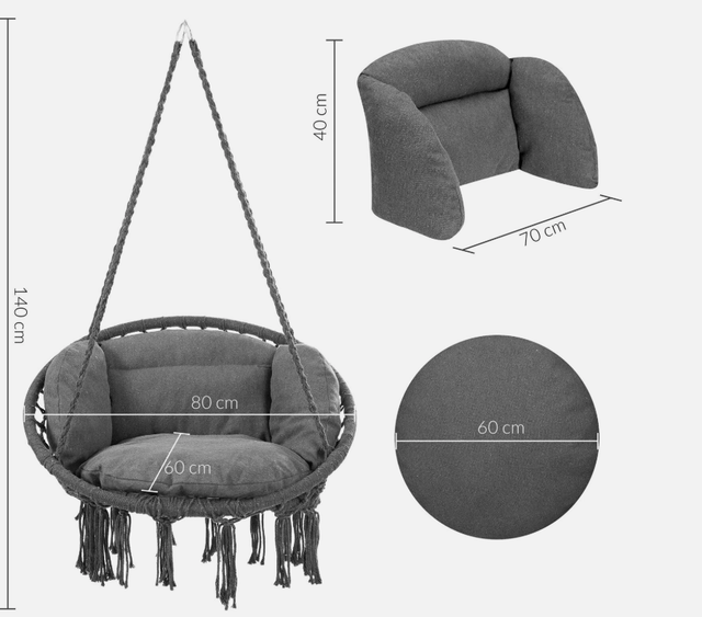 Detex Hängesessel im Einsatz
